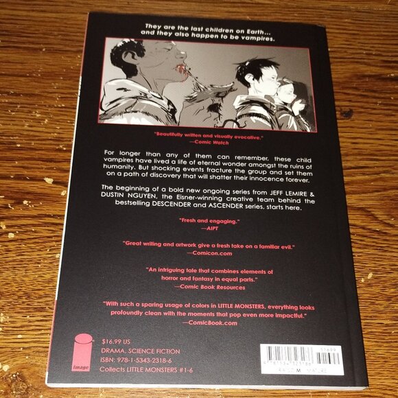 Little Monsters Volume 1 Trade Paperback (Image Comics, 2022) - Picture 2 of 3